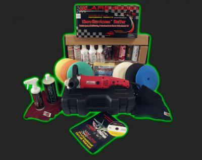 GLARE Hurricane Grand Prix Kit - SUPER Special Get 10% Off Discount Code 5190230 Limited Time Only!!  CONTAINS GLASSPLEXIN® PROTECTS AND OUT LASTS, OUT SHINES ALL CERAMIC POLISHES!