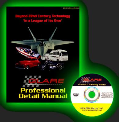 GLARE Detail Manual Includes How To DVD! & Get A Free Bottle of Glare Ultra Wash!!! -  Limited Time Only!
